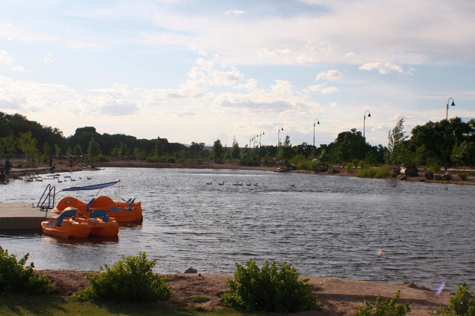Paddle Boats Tingley Beach Albuquerque New Mexico